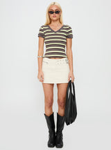Lucianne V Neck Top Multi