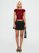 Nova Top Maroon