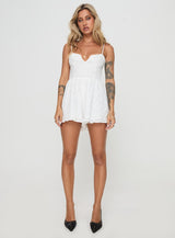 Jaziel Romper White