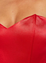 Huttley Bodysuit Red