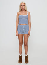 Winslet Cami Top Blue Stripe