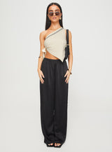 Frankle Top Cream/black