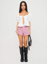 Yuie Blouse Top White