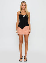 Attina Hardware Detail Top Black