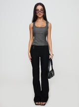 Desni Top Grey