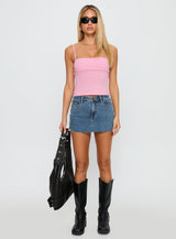 Race My Mind Top Pink
