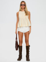 Lavish Life Top Beige