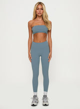 End Goal Active Bandeau Top Blue