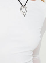 Lukea Long Sleeve Bodysuit White