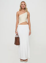 Toomba One Shoulder Top Ivory