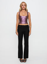 Two To Tango Top Purple