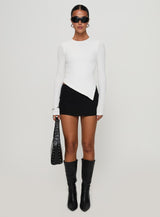 Yulkie Long Sleeve Top White