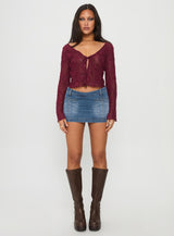 Sukita Cardi Burgundy
