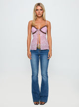 Sacrifices Tie Detail Top Multi Floral