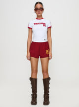 USC Goalie Baby Tee White
