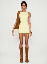 Yumiko Romper Yellow Tall