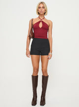 Vickie Halter Top Red