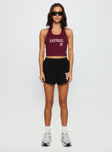 Harvard Tailgate Halter Top Red