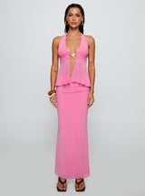 Electrified Hardware Detail Top Pink