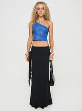 Fisher One Shoulder Top Blue