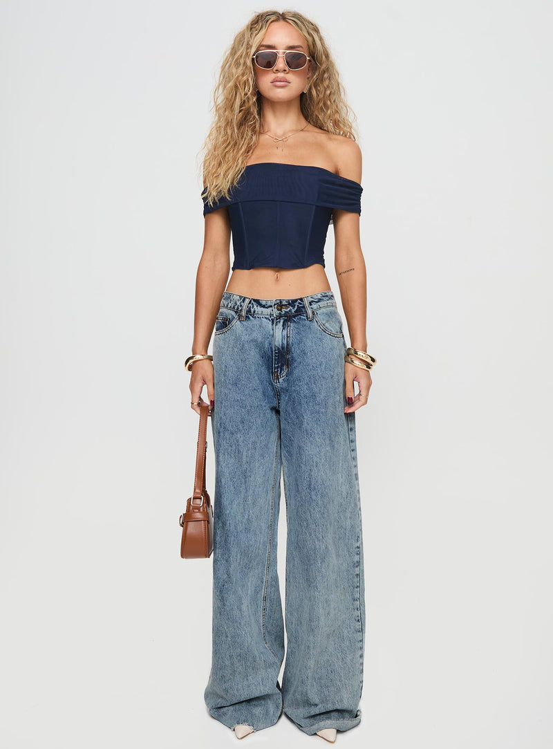 Thoughts Of You Top Blue