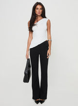 Vulnerable One Shoulder Top White