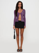 Stars Aligned Long Sleeve Top Purple