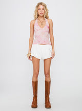 Valorie Halter Top Pink Multi