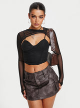 Mckeon Long Sleeve Top Black