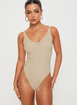 Keenan Bodysuit Beige