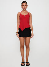 Attina Hardware Detail Top Red