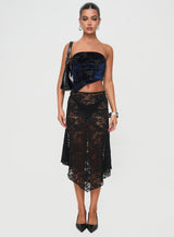Rayden Strapless Top Black