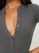 Kandis Bodysuit Marle Grey