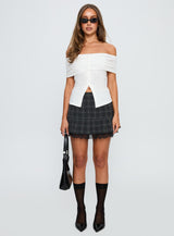 Azusa Off The Shoulder Top White