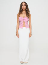Squeaky Strapless Top Pink