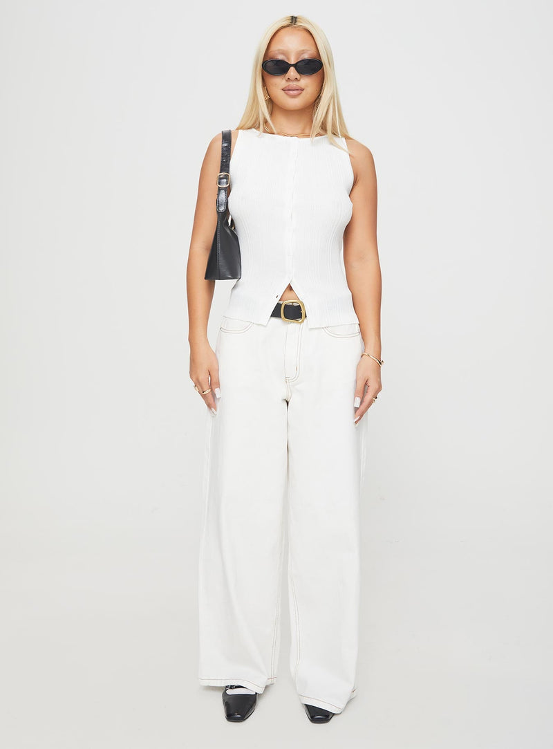 Oregano Top White