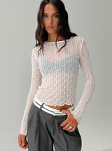 Macgraw Long Sleeve Top White