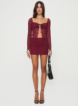 Camdyn Set Burgundy