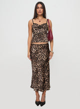 Enigmatic Cami Top Leopard