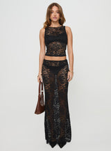 Callahan Lace Top Black