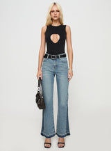 Jaxen Cut Out Bodysuit Black