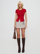 Calyssa Top Red