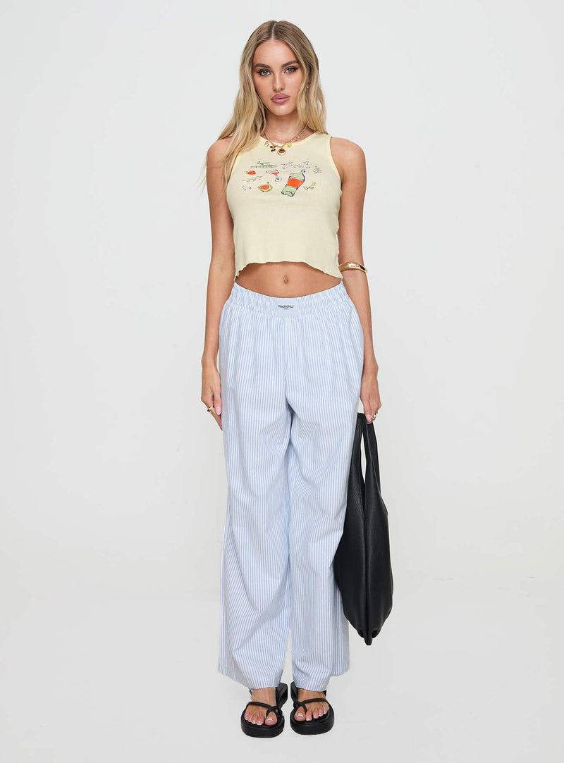 Music In The Park Tank Top Cream