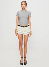 Silvie Top Grey