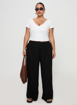 Maz Top White Curve