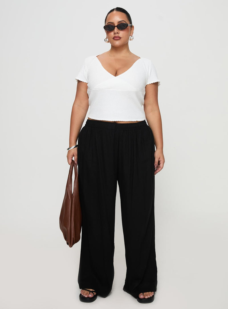 Maz Top White Curve