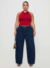 Imposter Top Cherry Red Curve