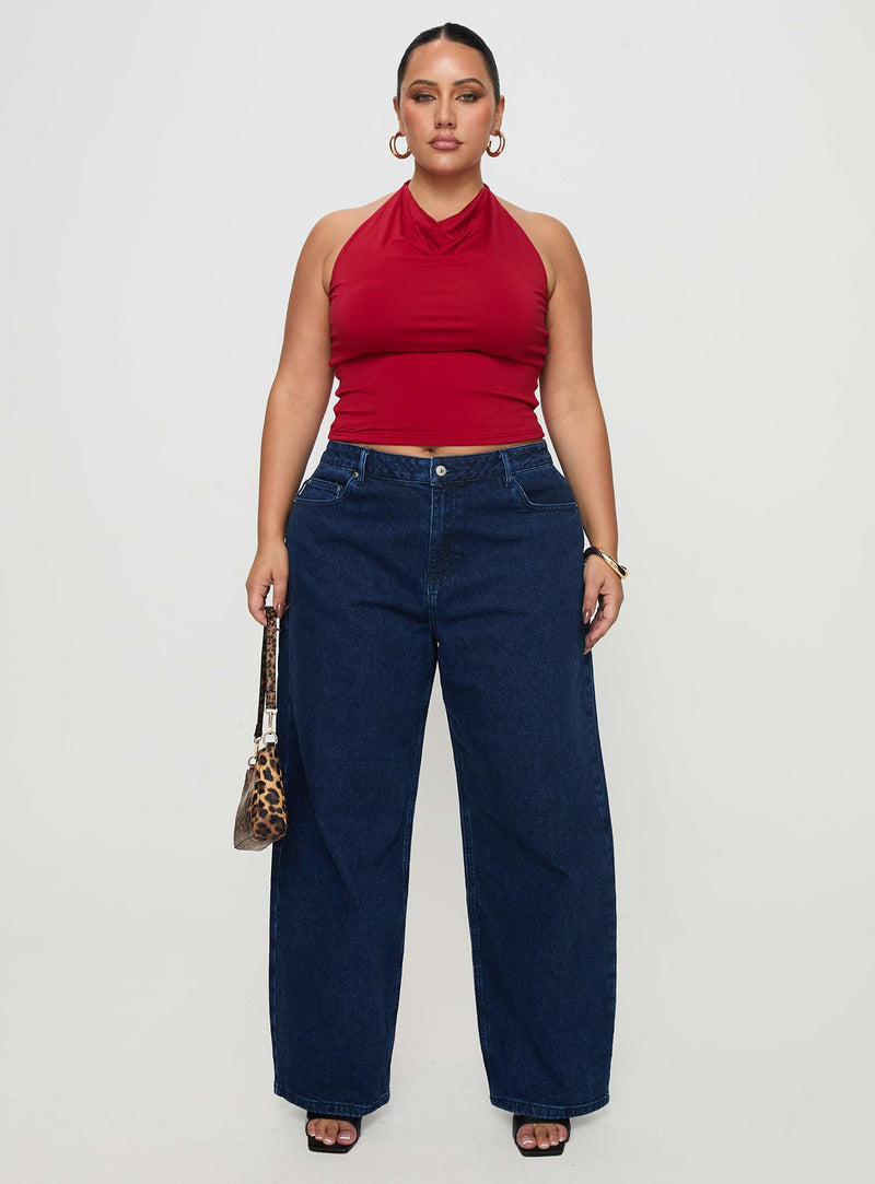 Imposter Top Cherry Red Curve