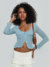 Guillet Long Sleeve Top Blue
