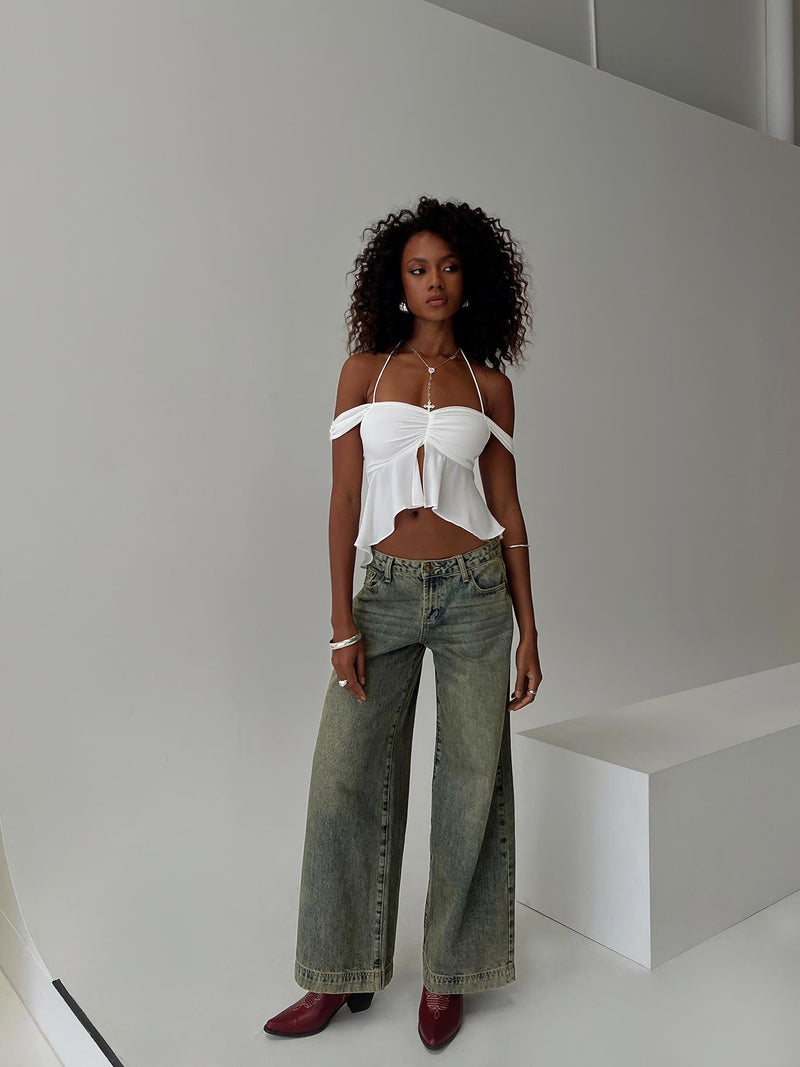 Waylen Top White